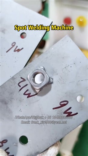 4.5K views | Spot Welding Machine For Nuts, The welding quality is excellent. #nutspotweldingmachine #nutweldingmachine #nutautomaticweldingmachine #nut #spotweldingmachine #spotwelders | Welding Machine | Facebook