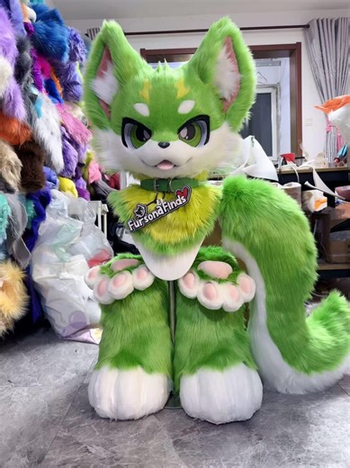 Fursona Partial, Custom Commission. Head, Paws, Feet, Tail: CHOOSE COLORS & PATTERNS - Etsy