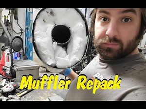 How to repack a straight-thru muffler
