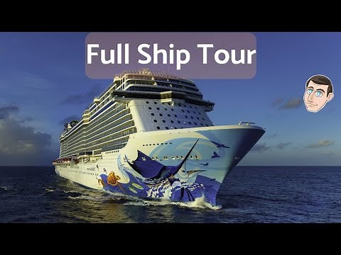 FULL SHIP TOUR - NCL Escape - All Public Areas with a review