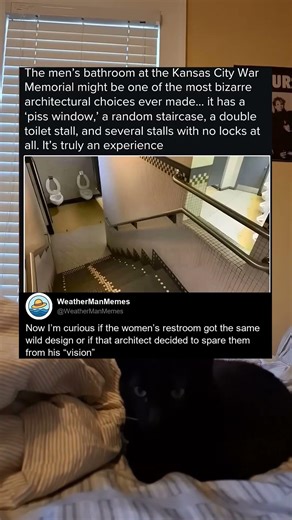 Now Im Curious If The Womens Restroom Got The Same Wild Design Or If That Architect Decided To Spar