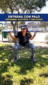 14K views · 137 reactions | Aprende ejercicios con palo de escoba para abdomen firme, glúteos bonitos y oblicuos definidos paso a paso al aire libre Sigue estas pautas: ✅ Ejecuta 60'' por ejercicio ✅ Descansa 40'' entre cada ejercicio ✅ Repite 3 veces el circuito ✅ Completa la rutina 2 veces a la semana #cintura #abdominales #ejerciciosencasa #abs | Ejercicios Bienestar & Sabor | Facebook