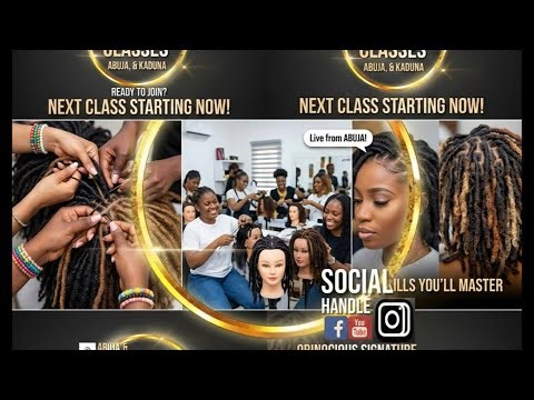 How to install Smaller locs Extensions and style #dreadtutorial #dreadclass #locsinstall #hair