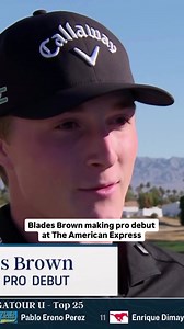 17-year-old phenom Blades Brown will make his first start as a pro this week after forgoing college eligibility. 👀 | Golf Channel