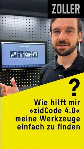 Wie hilft mir »zidCode 4.0« meine Werkzeuge einfach zu finden? — ZOLLER »zidCode 4.0«