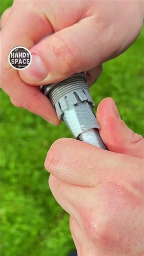 Watch How He Fixed the Hose Nozzle with Just a Cut!