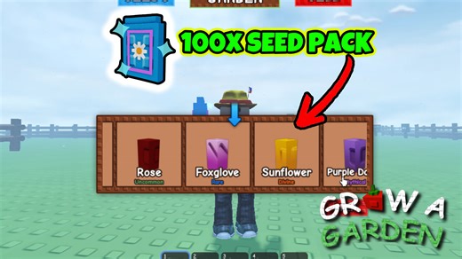 I rolled 100x Flower Seed Pack to Get Sunflower Seed in Grow A Garden Roblox Join GC: https://www.messenger.com/channel/CalebZionTV #zioncalebtv #roblox #fyp #growagarden | CalebZionTV