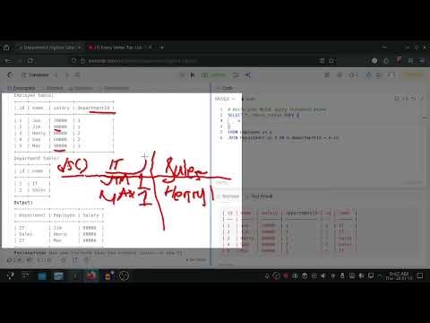 [14] LeetCode: Department Highest Salary | Step-by-Step Solution