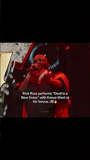 Rick Ross performs “Devil In a New Dress” with Kanye at his Verzuz 👀🔥 #rickross #kanyewest #verzuz