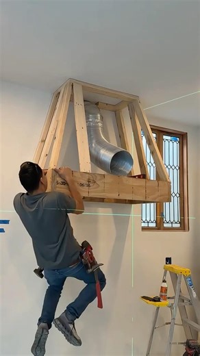 Custom Hood Build That Actually Looks Good #woodworking #kitchen #homeimprovement