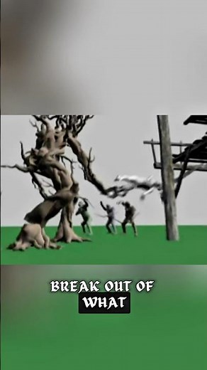 The Ent attack on Isengard