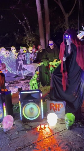 Skeleton Rock Band: Halloween Vibes Unleashed!