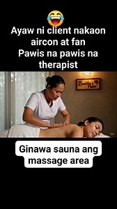 347K views · 1.4K reactions | Pawis na pawis na ang therapist kasi walang airxon at fan ayaw ni client #reelschallengereelschallenge #socialmediaengagement #reels #training #massage #lifestyle | Buddhas Palm Therapy Services Massage therapy training school center | Facebook