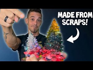 Turn scrap filament into holiday decorations! How to reuse old filament & supports when 3D printing