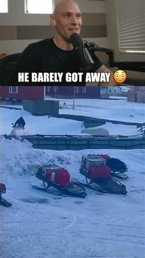 He barely got away 😳
