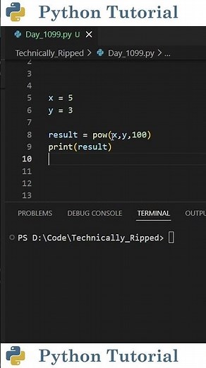 Modular Exponentiation in Python | Python Tutorial