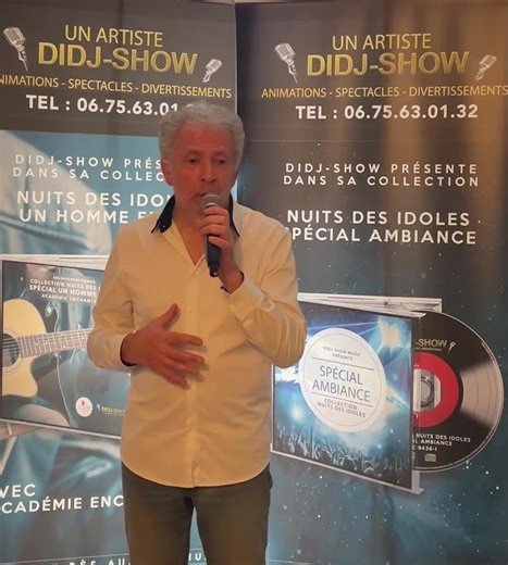 Didier Jollivet chante la chanson française - extrait