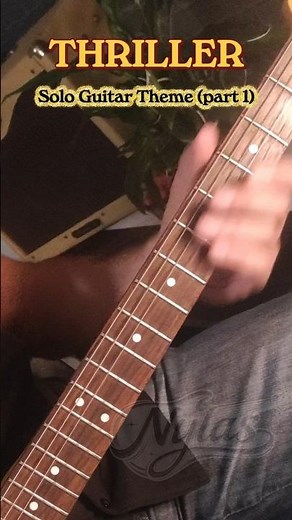 THRILLER - Inspiration Solo Guitar (Theme with Tab) #thriller #michaeljackson