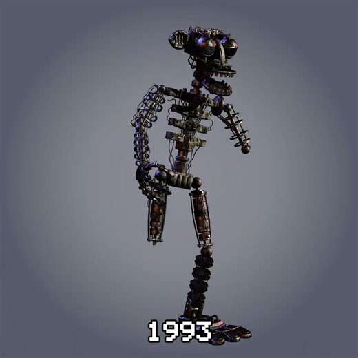 Endo-02 FNAF over the years