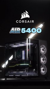 The Corsair Air 5400 💨 stands out as one of the most innovative airflow chassis this year — designed for builders who want top-tier cooling performance without sacrificing aesthetics. It’s been praised for its clever “triple-chamber” cooling design, isolating heat zones to keep your system both cool and quiet 🧊 — all while maintaining that clean, modern Corsair look. What makes it so good? 🔍 The secret’s in the airflow. The Air 5400’s unique vertical cooling chamber channels hot air straight 