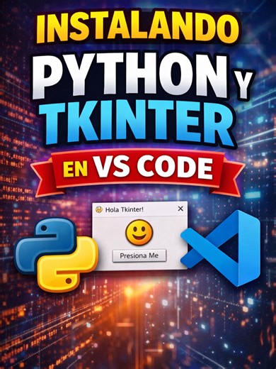 Instalando Las Herramientas de Python y Visual Studio Code curso completo de python - GUI con Tkinter y VSC #Python #CursoPython #CursoCompletoPython #AprenderPython #PythonDesdeCero #PythonEnEspañol #Programacion #ProgramacionDesdeCero #Programadores #Codigo #DesarrolloDeSoftware #Tecnologia #EducacionDigital #InstalandoPython #VisualStudioCode #VSCode #EditorDeCodigo #HerramientasDeProgramacion #Tkinter #pythonguidetips #InterfazGrafica #AplicacionesDeEscritorio #GUIconPython #PythonDesktop #P