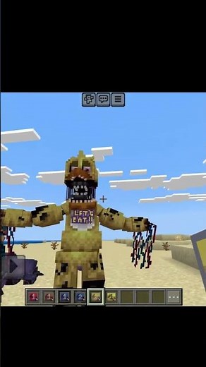 Five Night’s at Freddy’s Addon in MCPE #minecraft #fnaf