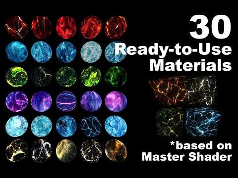 Magic Energy Shaders Pack | Flow, Wave, Pulse, Distortion, Glow (Unity URP)