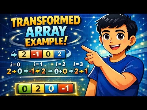 LeetCode 3379 | Transformed Array Explained 🔄 Circular Array Trick | O(n) Solution