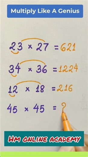 Multiply Like a Genius 🤯 | Fast Math Trick You Need to Know!