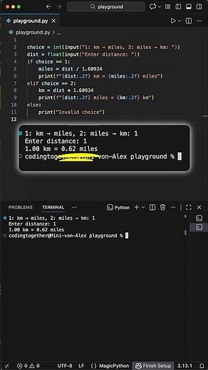 Convert Distance like THIS in Python