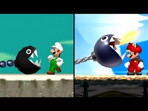 Evolution of Chain Chomp Levels New Super Mario (2006-2022)