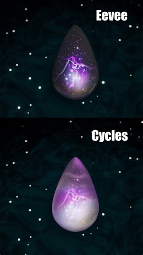 Blender Eevee vs Cycles | Procedural Texture Render Comparison (Cosmic Teardrop)