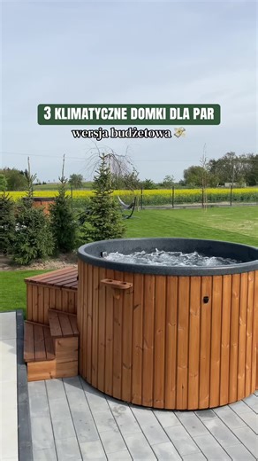 Budżetowe domki do wynajęcia idealne na romantyczny pobyt we dwoje 😍 jedziesz? #domekdowynajecia #balia