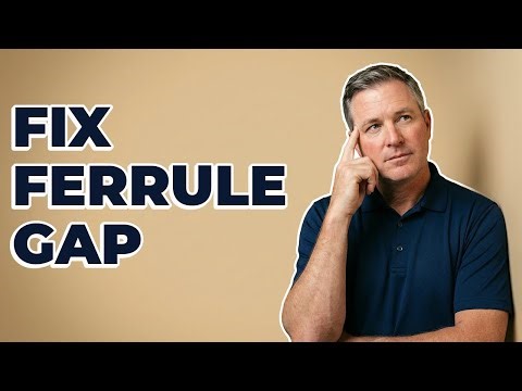 How To Correct A Golf Club Ferrule Gap?