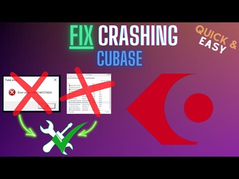 Cubase – How to Fix Crashing, Freezing, Black Screen, Not Responding – Full Tutorial
