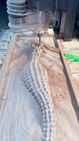 Walnut & Sapele Alligator Wood Carving: Modern Wall Decor - Etsy