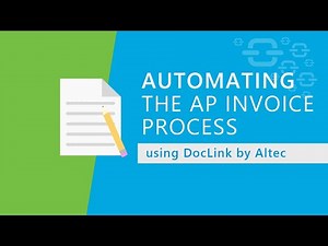 Automating the AP Invoice Process using DocLink by Altec