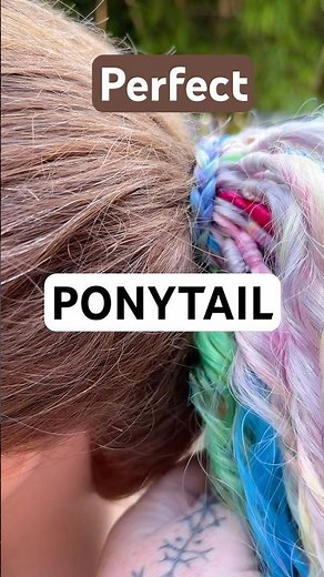 How to Tie a Perfect Dread/Curl Ponytail | Easy Hair Tutorial