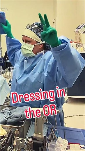 How surgeons get ready for surgery!