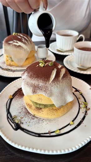 札幌のドバイチョコ餅パンケーキが話題！