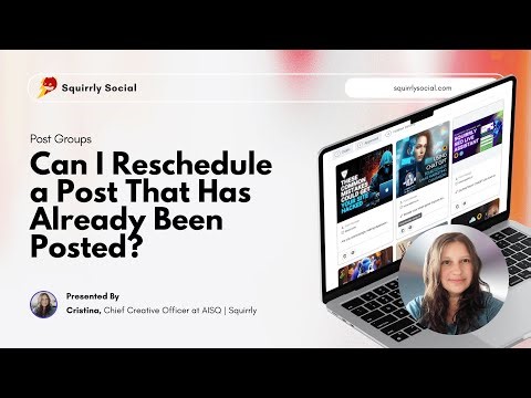 [Squirrly Social Tutorial] Can I Reschedule a Post That Has Already Been Posted?