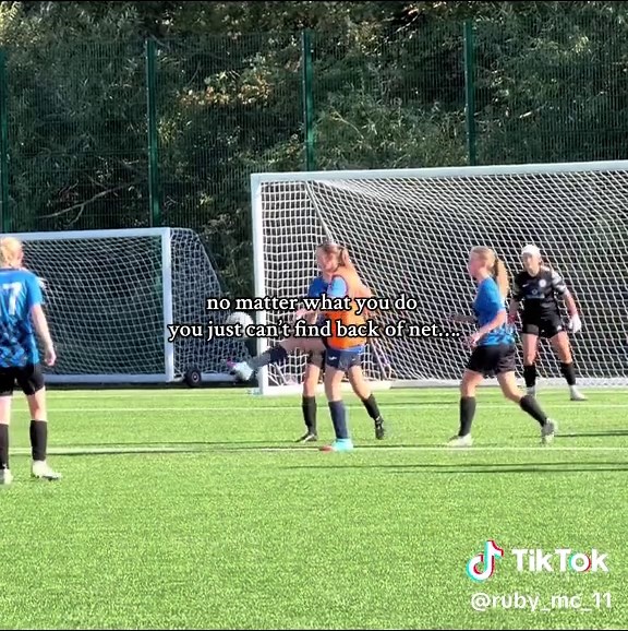 When you just can’t fine back of net!!! #football #fyp #girlsfootball #goals #comment