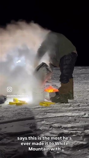 Jessie Holmes arrives at White Mountain checkpoint