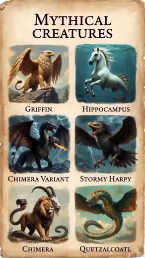 This video is a "real-life" compilation of mythical creatures, using a mix of #midjourney #mclan
