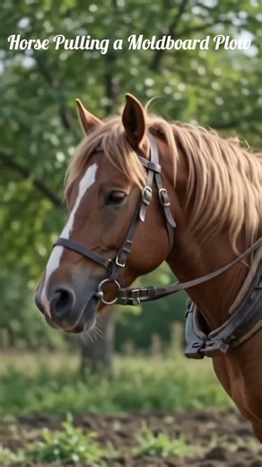 Horse Pulling Moldboard Plow | Traditional Farming in Action #horse #farming #farmlife #farmblog