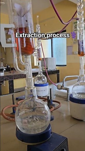 Extraction procees⚕️🎉 ll shorts ll #minivlog #pharmacy #practical #college