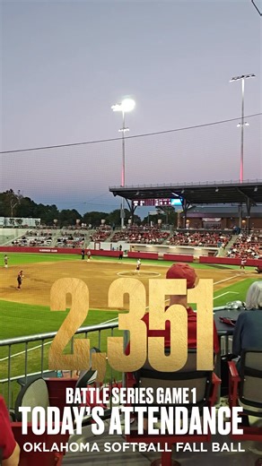 2️⃣,3️⃣5️⃣1️⃣ the year round support is real 🫶 #ChampionshipMindset | Oklahoma Sooners | Oklahoma Softball