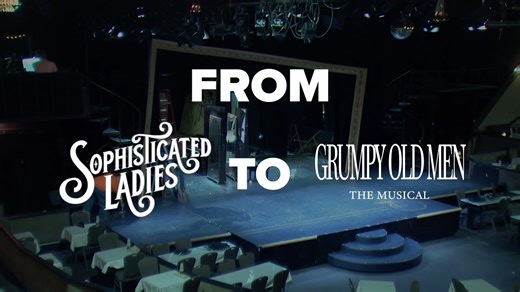 3.4K views · 27 reactions | From "Sophisticated Ladies" to "Grumpy Old Men: The Musical" in less than 1 minute! | Beef & Boards Dinner Theatre | Facebook