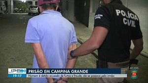 Homem é preso em Campina Grande acusado de furtos e fraude
