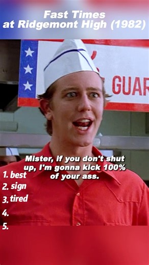 Fast Times at Ridgemont High (1982) | Brad Gets Fired Over One Arrogant Customer 🍔💥